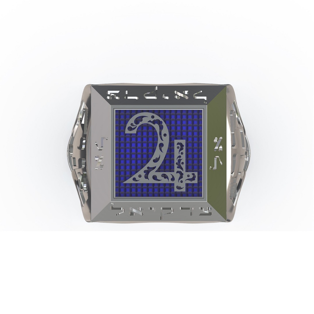 Anel Para Prosperidade De Júpiter Com Esmaltação - Imagem 7