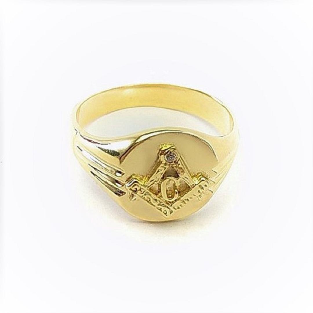 Anel maçônico três canais - Imagem 3