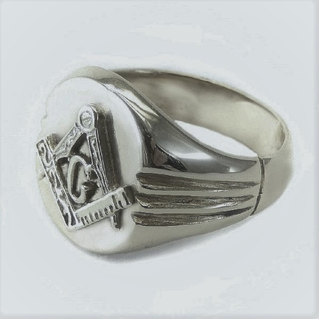 Anel maçônico três canais - Imagem 6