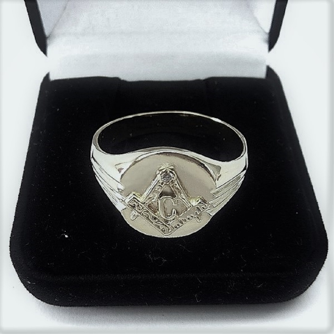 Anel maçônico três canais - Imagem 5