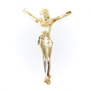 Pingente de Cristo com passante oculto