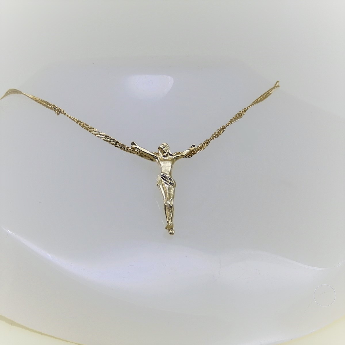 Pingente de Cristo com passante oculto - Imagem 6