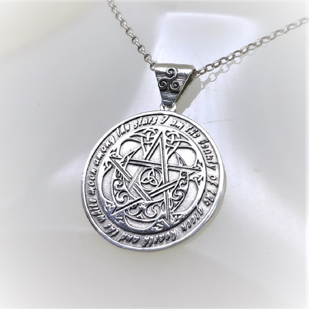 Pentagrama Wiccano Rebirth Em Prata - Imagem 3