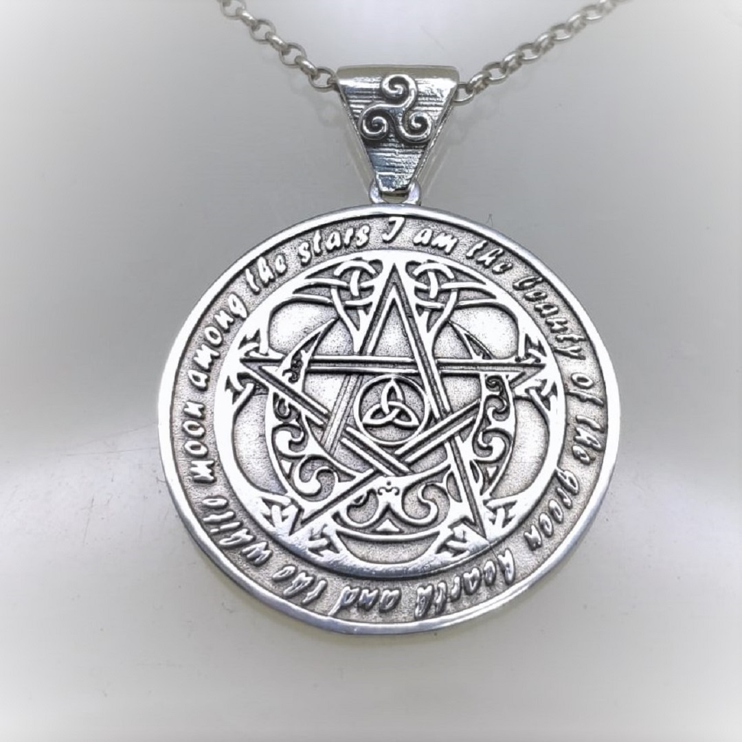 Pentagrama Wiccano Rebirth Em Prata - Imagem 5