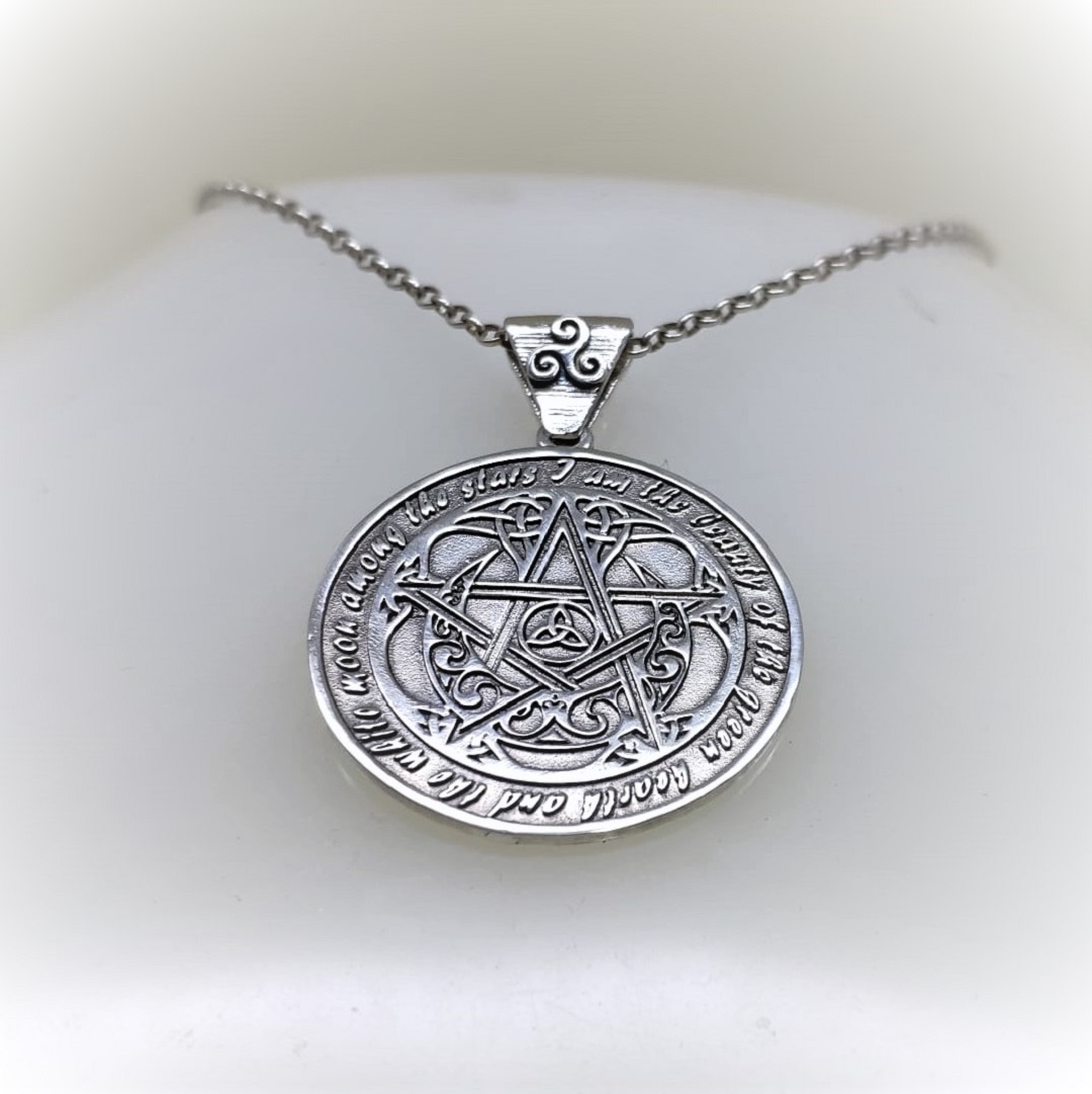 Pentagrama Wiccano Rebirth Em Prata - Imagem 6