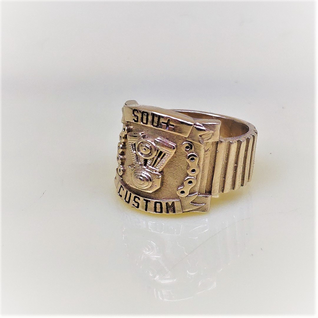 Anel Sou+Custom em prata - Imagem 8