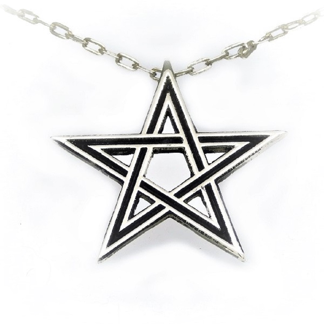 Pentagrama em Estanho com Argola Oculta - Imagem 4