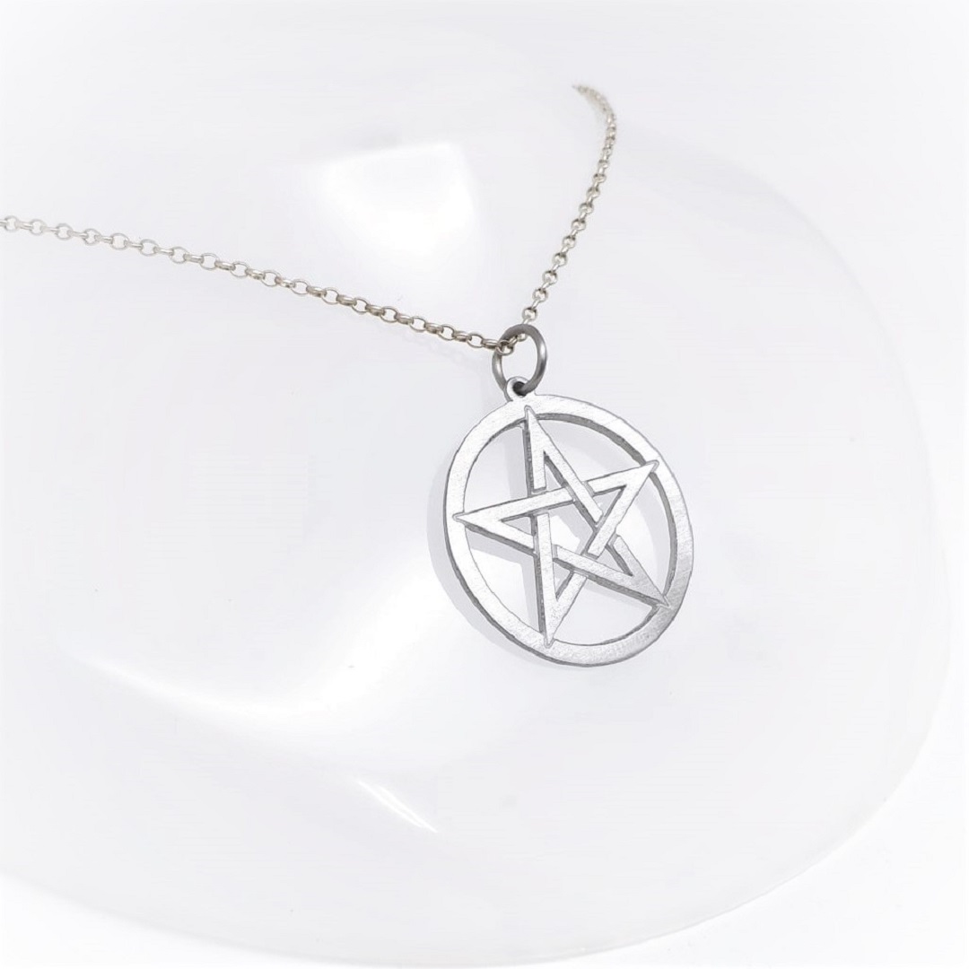 Pentagrama de estanho 3,5 cm