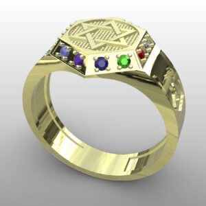 Anel Kabbalista doze tribos