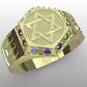 Anel Kabbalista 12 tribos