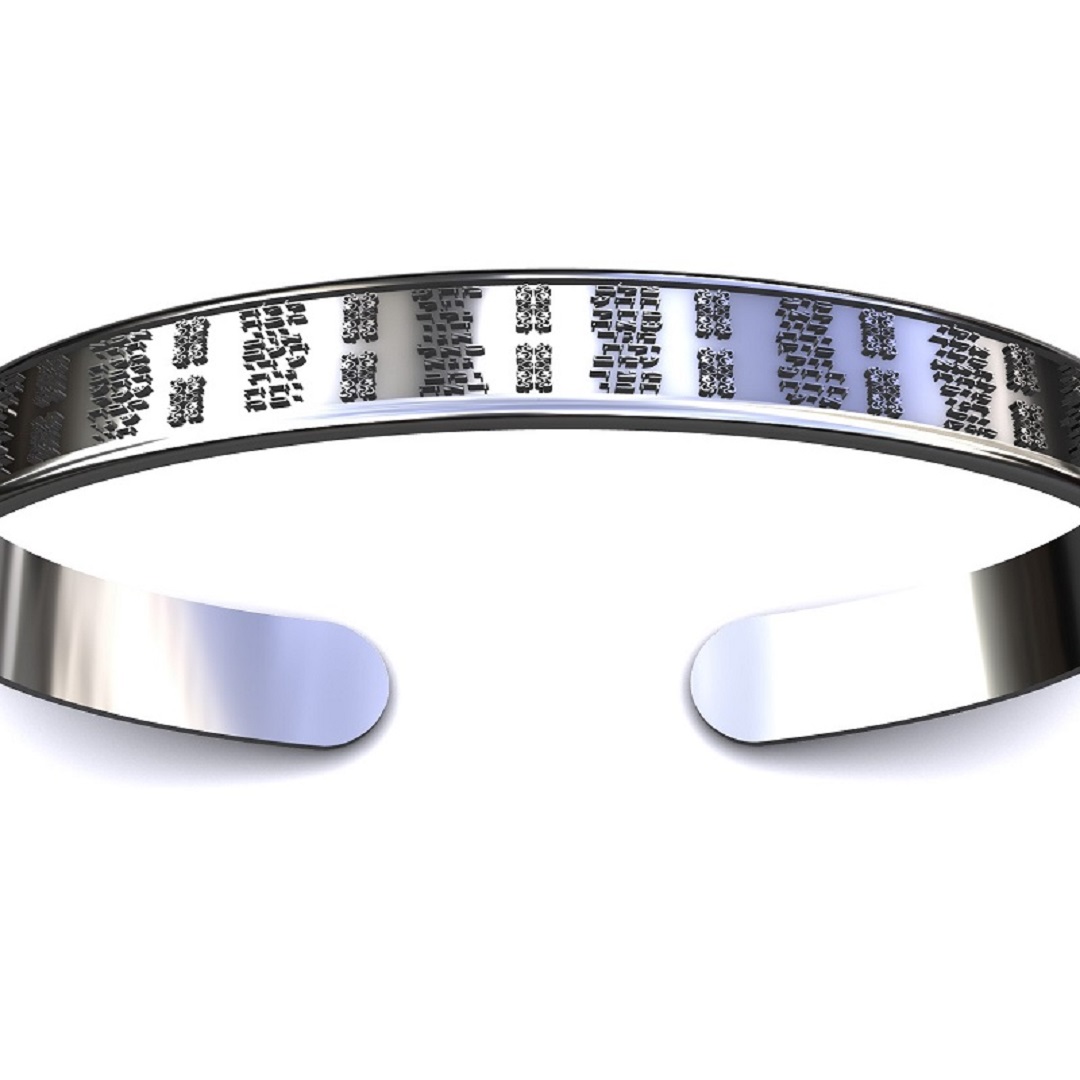 Bracelete com os 72 nomes sagrados de Deus em Hebraico