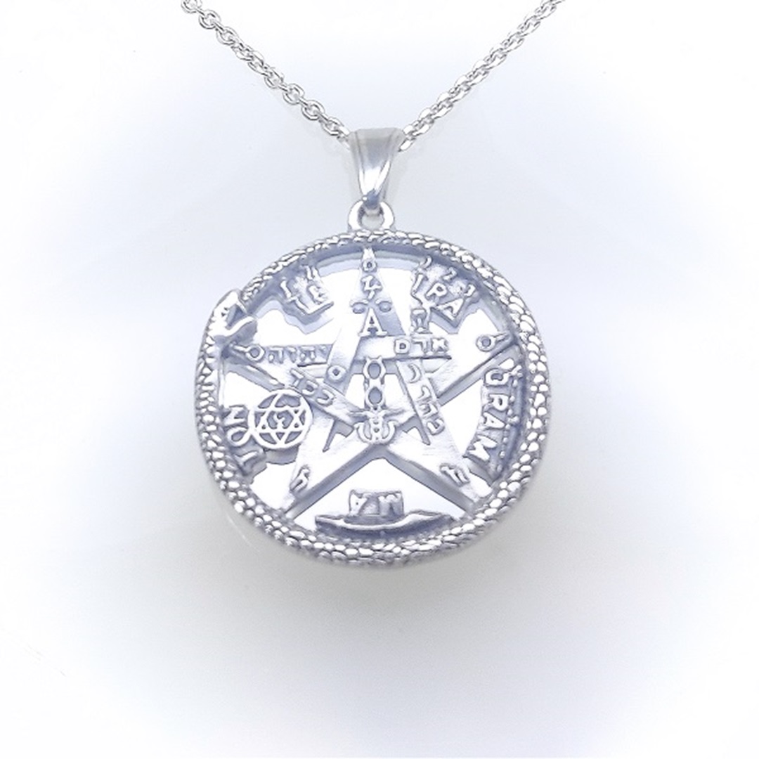 Tetragrammaton 35 mm com oroborus e espelho verdadeiro