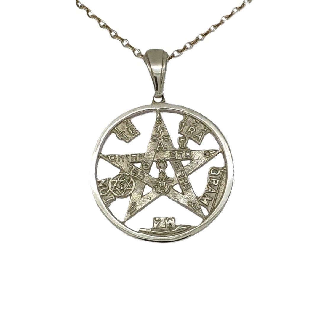 Tetragrammaton 3D com 35 mm em prata