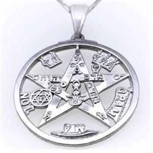 Tetragrammaton 3D com 35 mm em prata