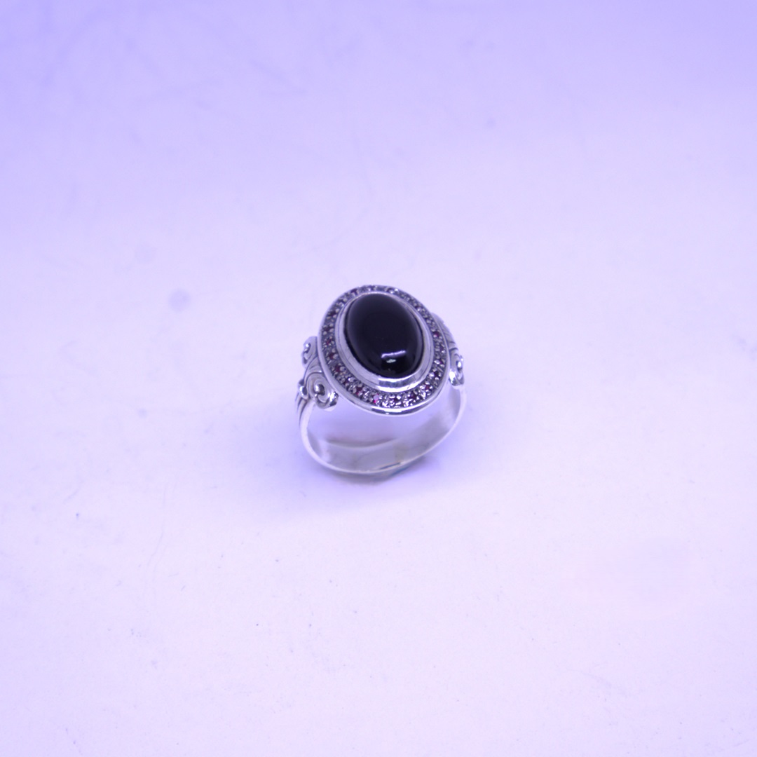 Ane cigana em prata com pedras