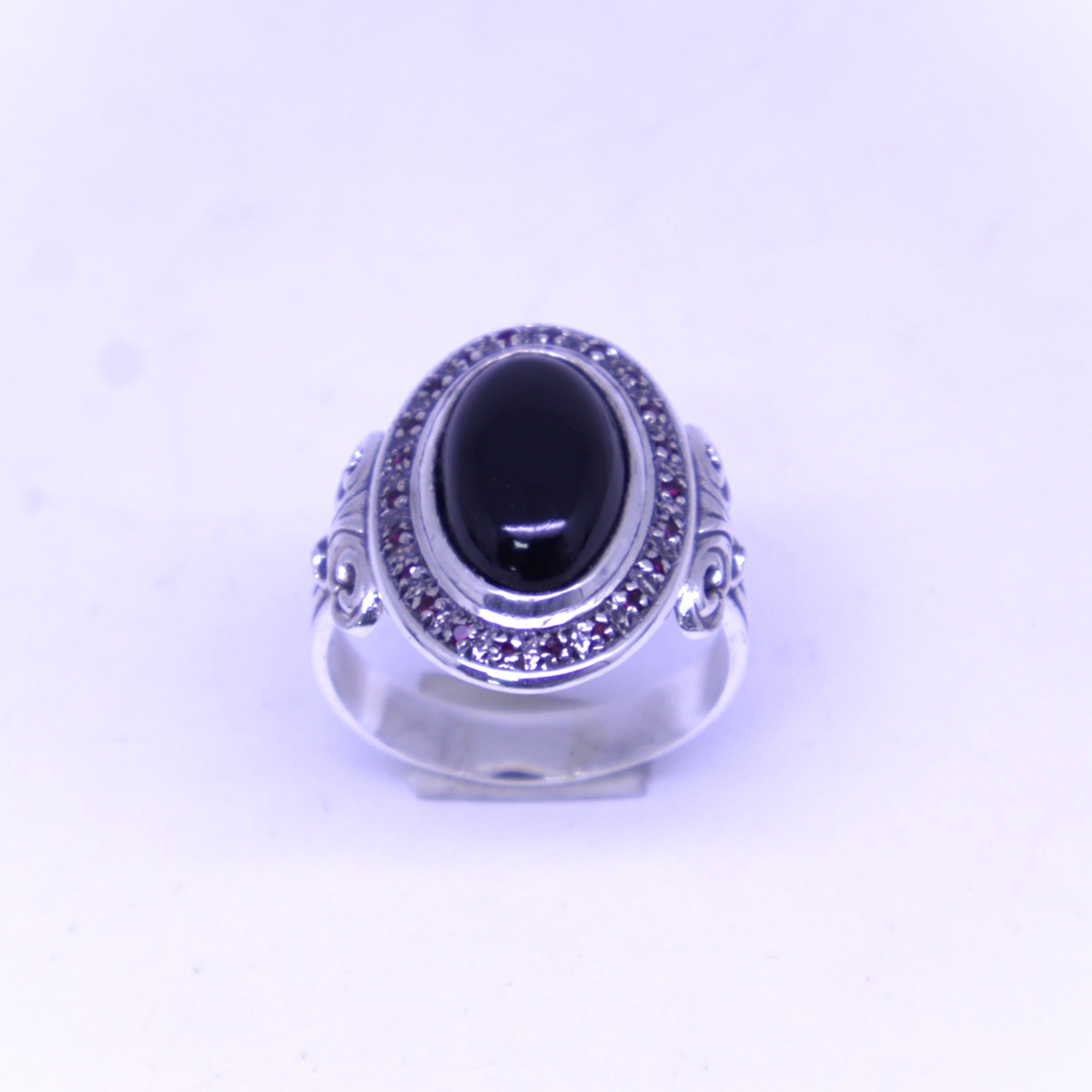 Ane cigana em prata com pedras