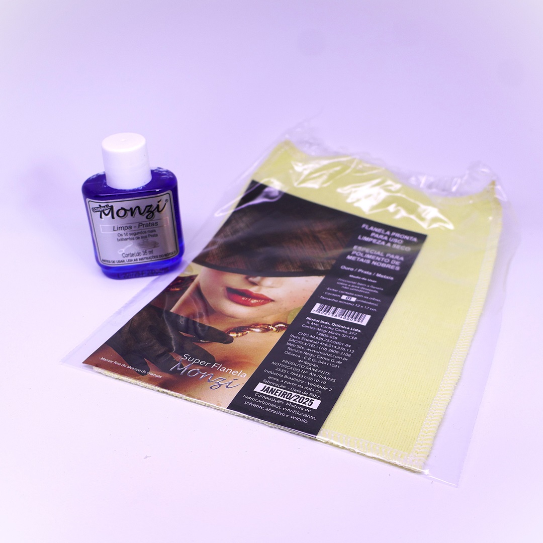 Kit de limpeza e brilho de jóias