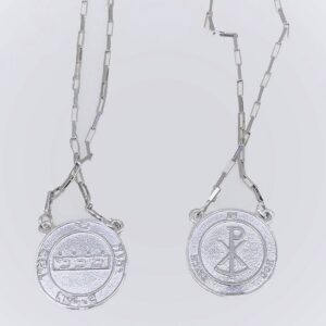 Escapulário Cabalista de Proteção em Prata